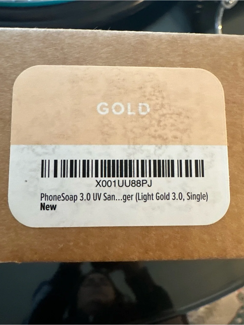 PhoneSoap 3.0 NIB UV Phone Sanitizer & Dual Charger - Light Gold